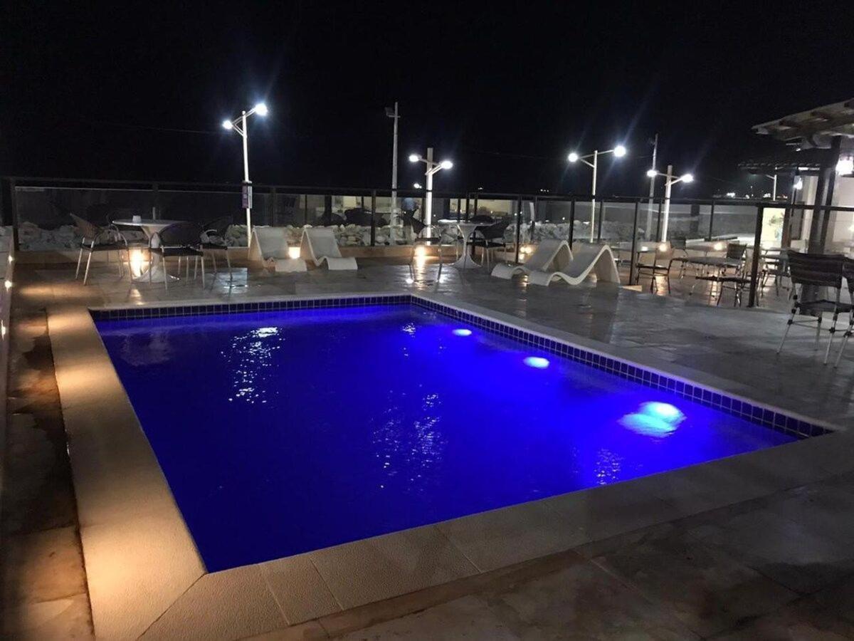 شقة فورتاليز  في 205 Flat Mobiliado Com Vista Lateral Mar Na Praia De Iracema المظهر الخارجي الصورة